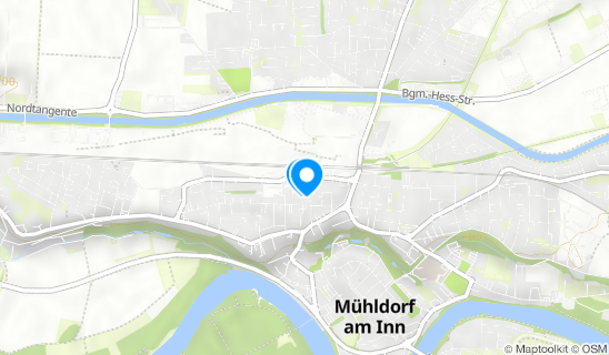 Kartenausschnitt Mühldorf (Oberbay)